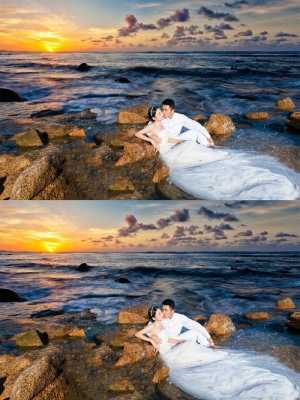 哪些风景适合照婚纱照（适合海边婚纱照的图片的风景）