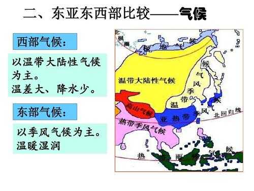 东亚气候地区差异和原因（东亚地区的气候）