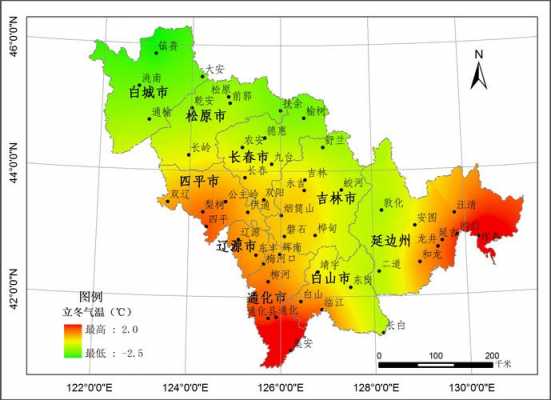 吉林省气候带分布图（吉林省气候类型）