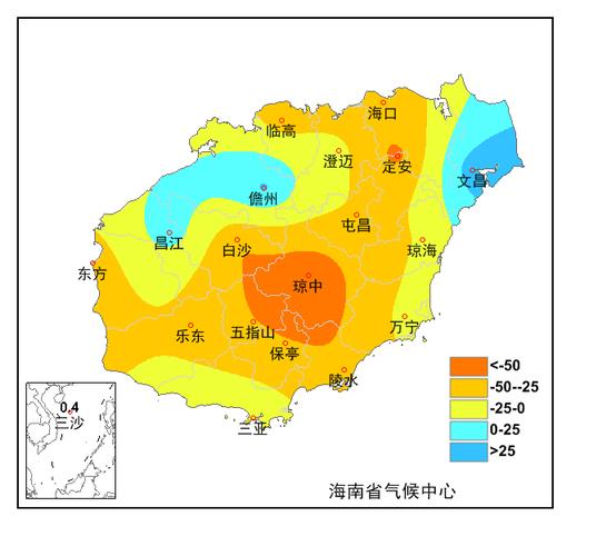 海南省气候分析