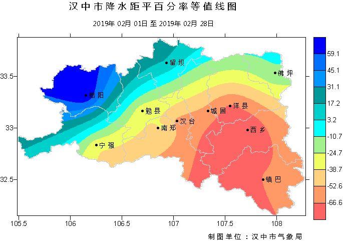 汉中历年气候