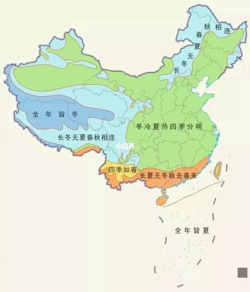 中国各地区的气候特征