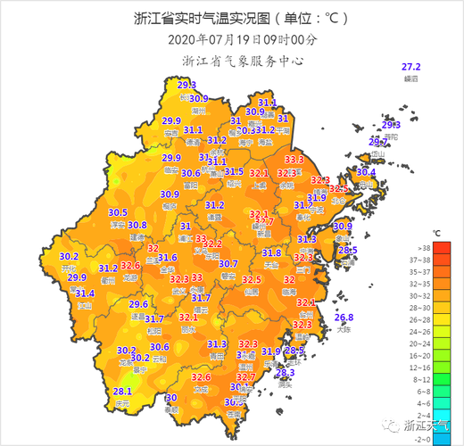 浙江杭州气候类型图